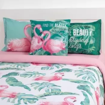 Постельное бельё 2-спальное «Этель. Фламинго», ранфорс