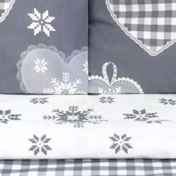 Постельное бельё 2-спальное «Этель» Scandi, бязь