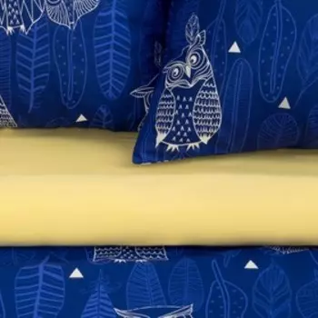 Постельное бельё 2-спальное «Этель. Ушастые совы (вид 3)», бязь