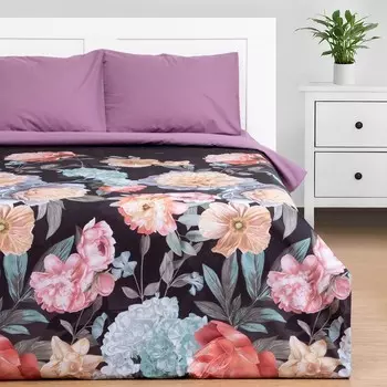 Постельное бельё дуэт «Этель» Flowers, поплин