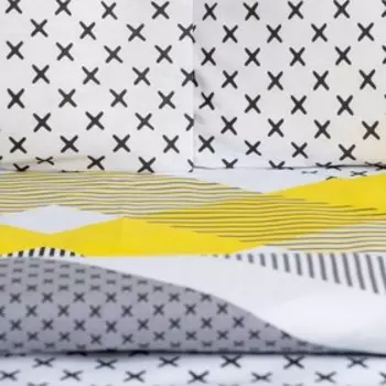 Постельное бельё дуэт «Этель» Gray geometry, бязь