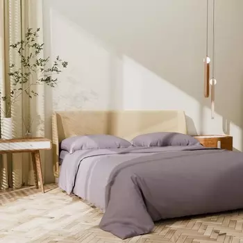 Постельное бельё дуэт «Этель» Grey sky, мако-сатин