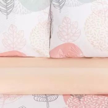 Постельное бельё дуэт «Этель» Leaves, поплин