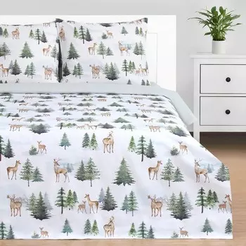 Постельное бельё дуэт «Этель. Однажды в лесу», поплин