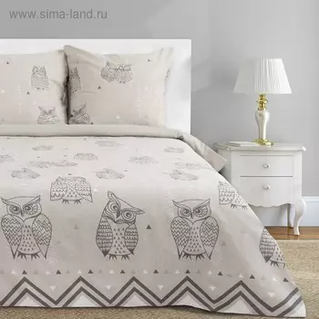 Постельное бельё дуэт «Этель. Ушастые совы (вид 2)», бязь