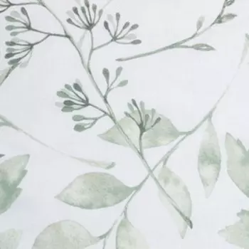 Постельное бельё евро «Этель. Акварельные листья», поплин