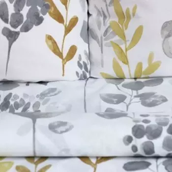 Постельное бельё евро «Этель» Flora and spring (вид 2), поплин