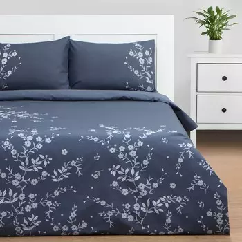 Постельное бельё евро «Этель» Floral print, поплин