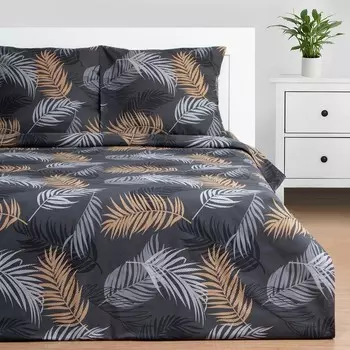 Постельное бельё евро «Этель» Flying leaves, поплин