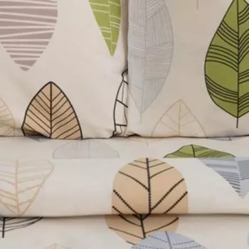 Постельное бельё евро «Этель» Foliage, бязь