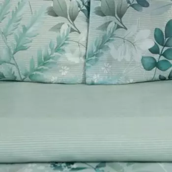 Постельное бельё евро «Этель. Эвкалипт», поплин