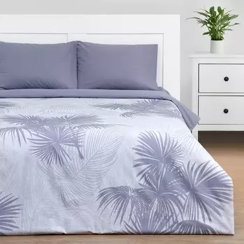 Постельное бельё евро «Этель» Palme, поплин