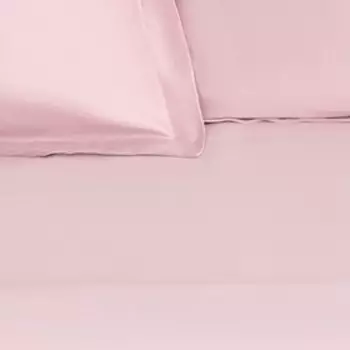 Постельное бельё евро «Этель» Pink rose, мако-сатин