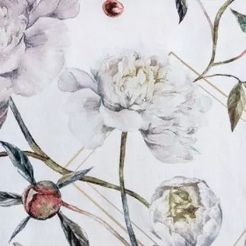 Постельное бельё евро «Этель. Пионы», поплин