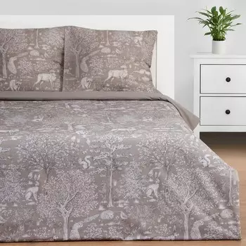 Постельное бельё евро «Этель. Сказочный лес», поплин