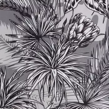 Постельное бельё евро «Этель» Tropical vibes, мако-сатин