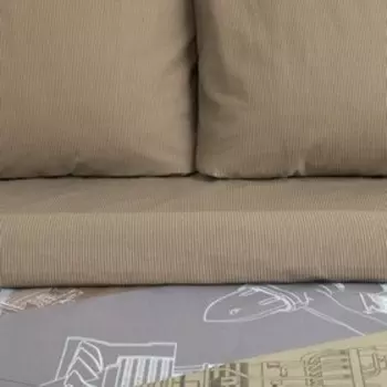 Постельное бельё евро «Этель. Механика», бязь