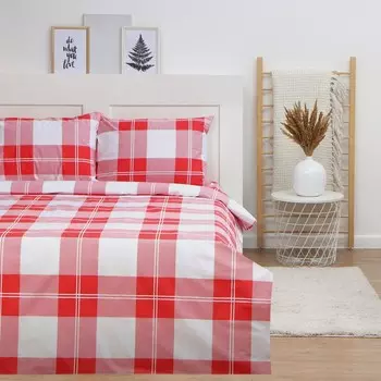 Постельное бельё 1.5-спальное LoveLife Square, сатин