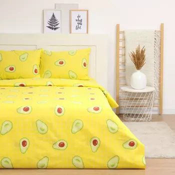 Постельное бельё 1.5-спальное LoveLife Avocado, бязь