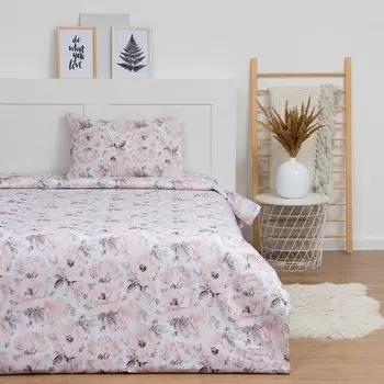Постельное бельё LoveLife 1.5 сп «Цветочный сад» 147х210, 150х215, 50х70 -1 шт, 100% хлопок, бязь120г/м2