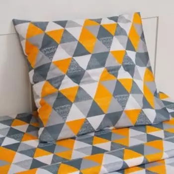 Постельное бельё LoveLife 1.5 сп "Геометрия" 147х210,150х215,70х70-1 шт,100% хлопок, бязь 120г/м2