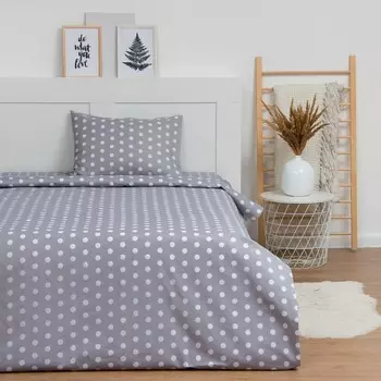 Постельное бельё LoveLife 1.5 сп «Горох» 147х210,150х215,50х70 -1 шт, 100% хлопок, бязь 120 г/м2