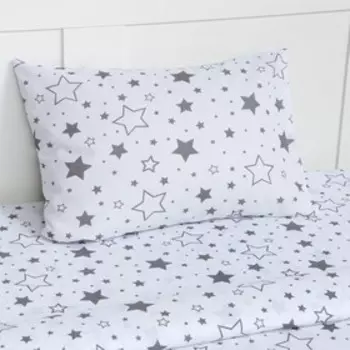 Постельное бельё LoveLife 1.5 сп «Звезды» (вид 1) 147х210, 150х215, 50х70-1 шт, 100% хлопок, бязь 120г/м2