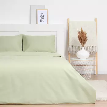 Постельное бельё 1.5-спальное LoveLife Young grass, сатин