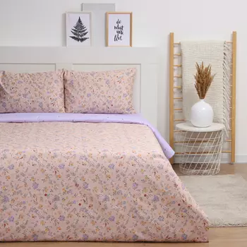 Постельное бельё 1.5-спальное LoveLife Summer mood, сатин