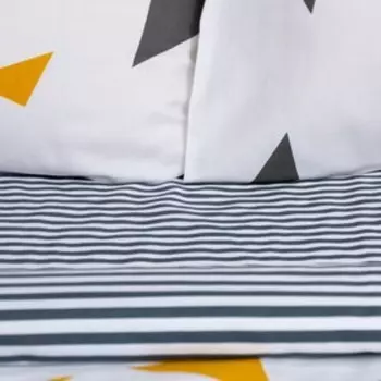 Постельное бельё LoveLife 1,5сп «Иллюзия» 143х215 см, 150х225 см, 50х70 см-2шт,100%хлопок,сатин,125г/м