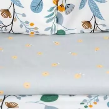 Постельное бельё LoveLife 2сп "Летнее настроение" 175*215см,200*225см,50*70см-2шт,100%хлопок,сатин,125г/м