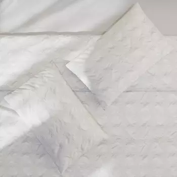 Постельное бельё 2-спальное LoveLife Texture: white, микрофибра