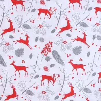 Постельное бельё LoveLife дуэт «Лапландия», 143х215см-2шт, 225х240см, 50х70см-2шт, 100%хлопок, сатин