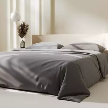 Постельное бельё евро LoveLife Gray mist, микрофибра