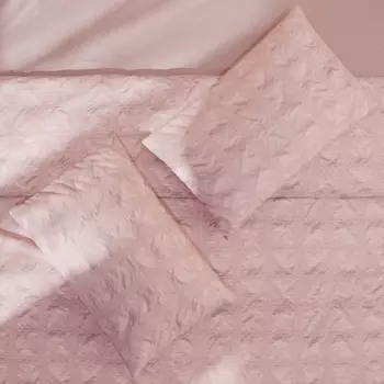 Постельное бельё евро LoveLife Texture: rosy, микрофибра