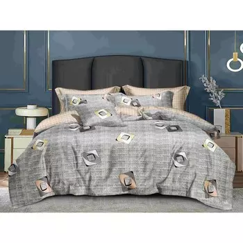 Постельное бельё Pure Cotton 1.5 сп, размер 150x220 см, 145x215 см, 70x70 см - 2 шт