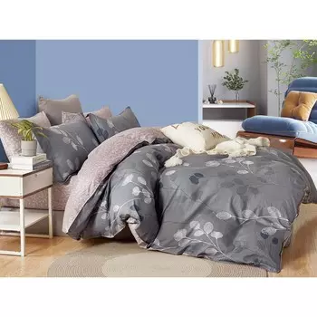 Постельное бельё Satin de Luxe 1.5 сп, размер 160x230 см, 150x210 см, 70x70 см - 2 шт