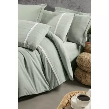 Постельное бельё Stone Washed Minty, размер 240x260 см, 160x220 см, 50x70 см, 70x70 см