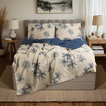 Постельное бельё 2-спальное «Этель» Сalamus, бязь