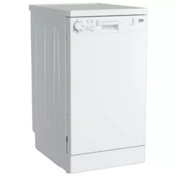 Посудомоечная машина BEKO DFS 05012 W, класс А, 10 комплектов, 5 программ, 45 см, белая