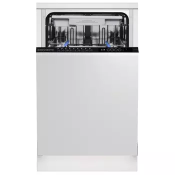 Посудомоечная машина DELVENTO VWB4900, встраиваемая, класс А++, 10 комплектов, белая