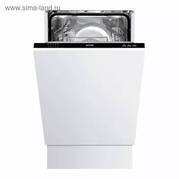 Посудомоечная машина Gorenje GV51011, компактная, класс А++, 9 комплектов, отсрочка старта