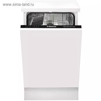 Посудомоечная машина Hansa ZIM 476 H, встраиваемая, класс А++, 9 комплектов, 9 л