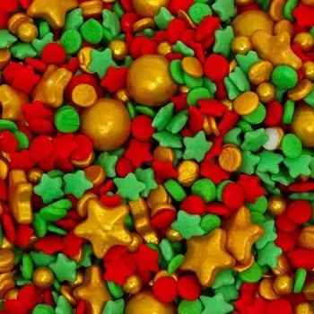 Новогодняя посыпка кондитерская "Арбузный бум", 50 г