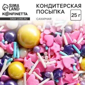 Кондитерская посыпка для куличей, фигурная, 25 г.