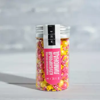 Посыпка кондитерская MIXIE «Клубничный лимонад», 50 г