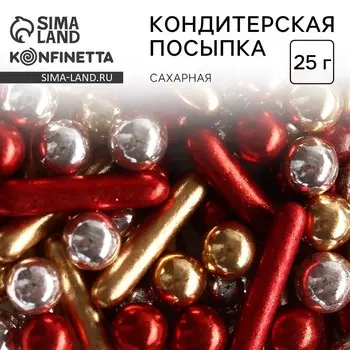 Кондитерская посыпка новогодняя для торта, 25 г.
