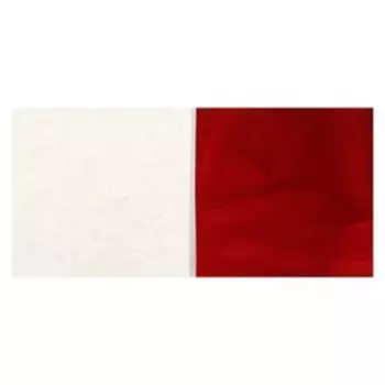 Поталь в книжке 8 х 8,5 см, 100 листов, фольгированная алая