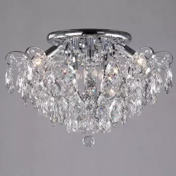 Потолочная люстра с хрусталем Crystal, 60Вт, E14, 60x60x36,5 см