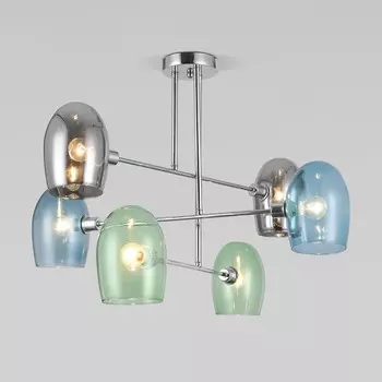 Потолочная люстра в стиле лофт Gardie, 40Вт, E14, 69x69x52 см